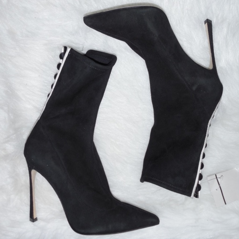 💋SOLD💋 🆕 Sergio Rossi Boots Size 7 to 7.5 - Picture 1 of 8
